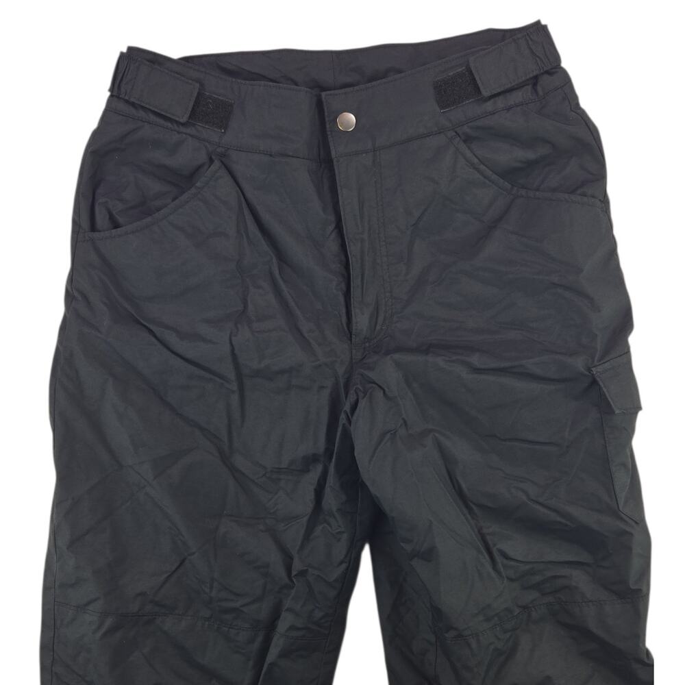 Columbia | Black, Fleece Lined, Snow Pants | Size Large (14/16) - Picture 2 of 8